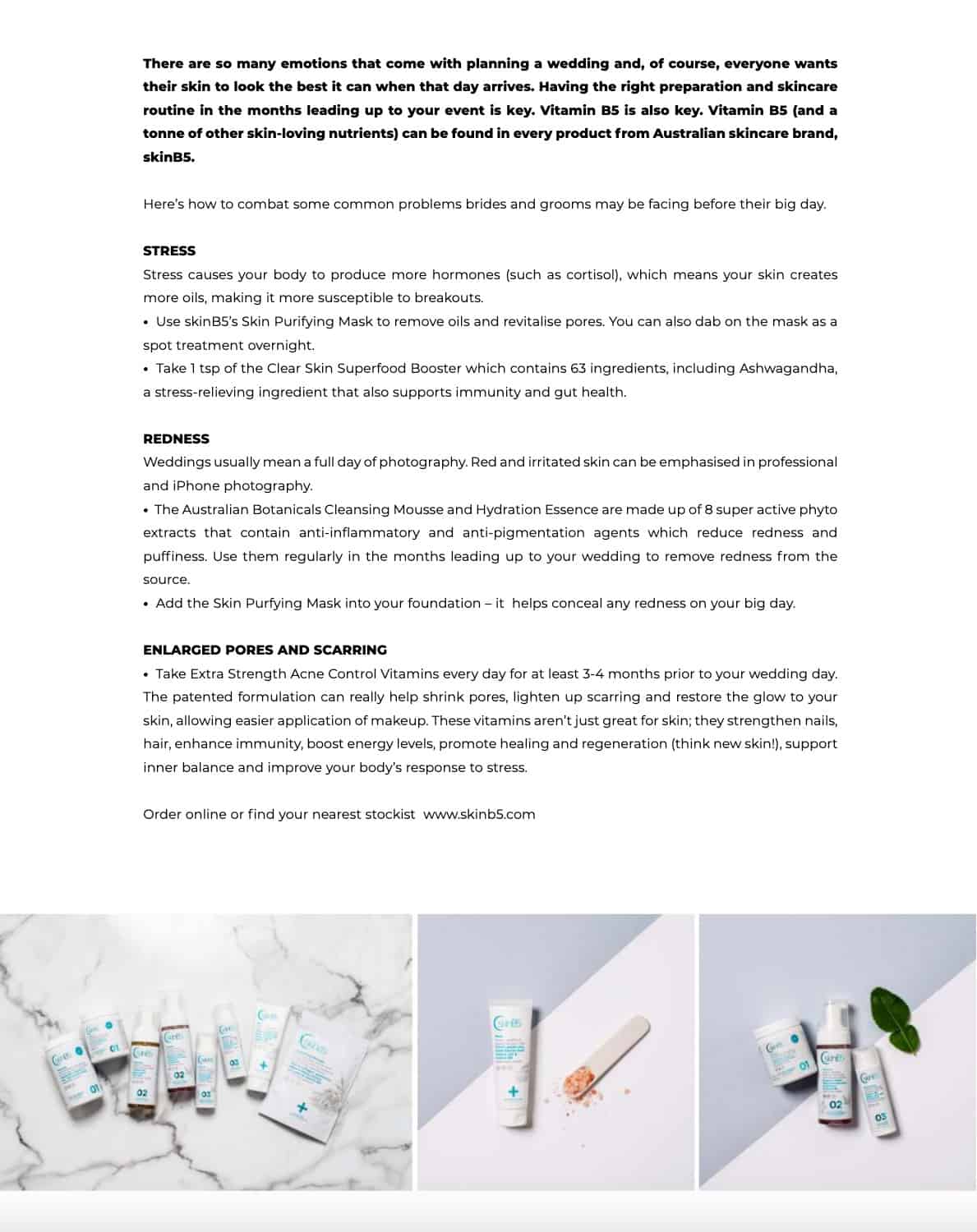 SkinB5 Same Same Wedding and Brisbane Bride Magazine August 2019